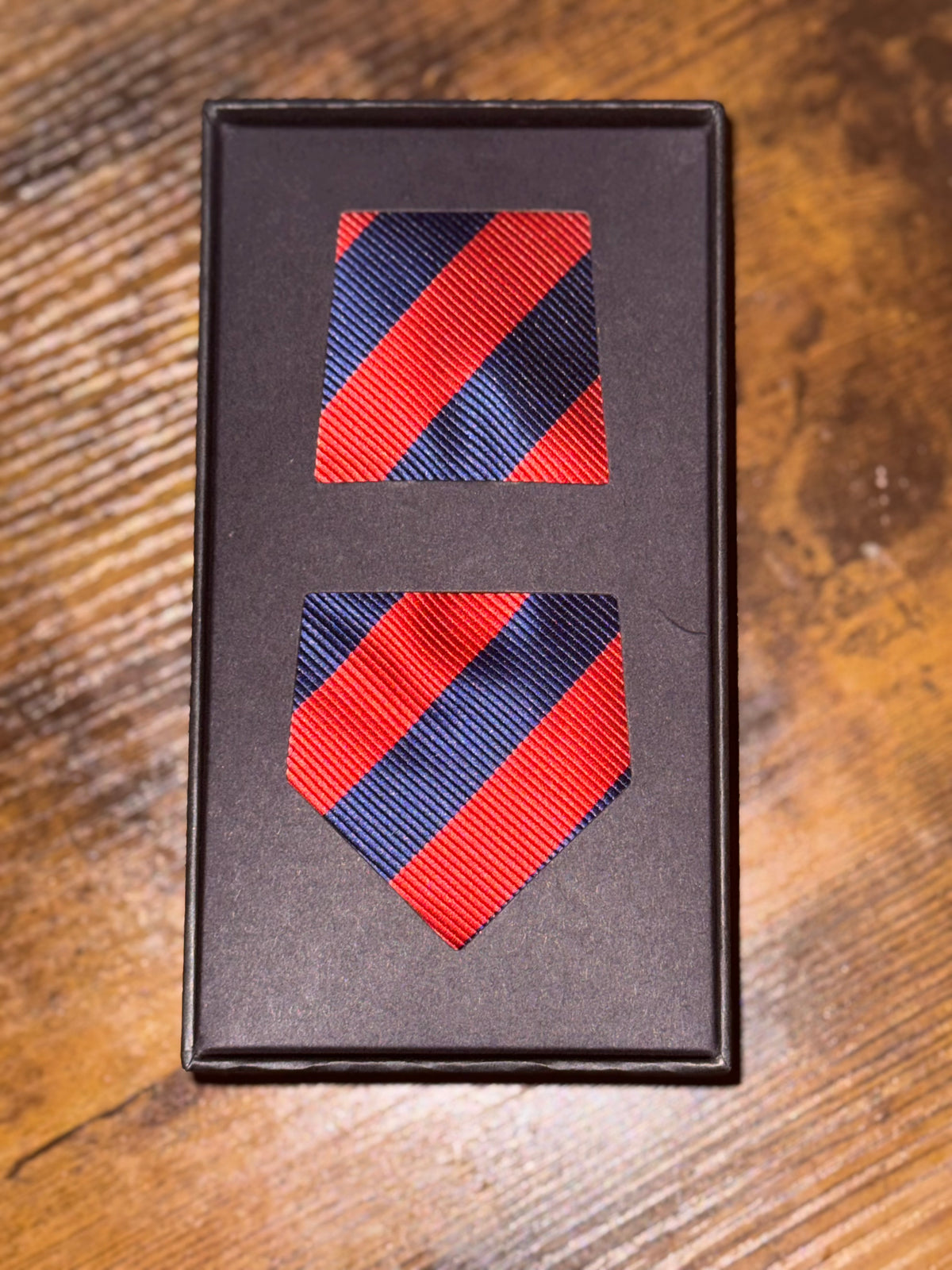Crimson Command Silk Tie