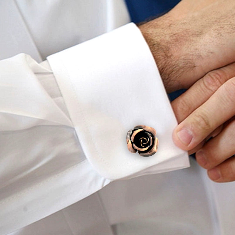 Black Rose Cufflinks