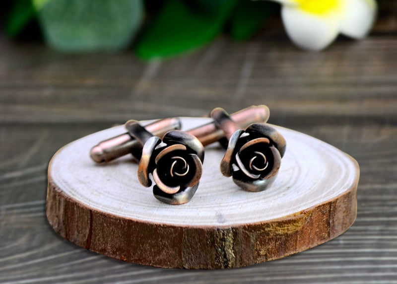 Black Rose Cufflinks